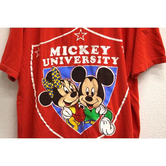 Vintage Minnie & Mickey University T Shirt XXL 2X - Picture 2 of 8